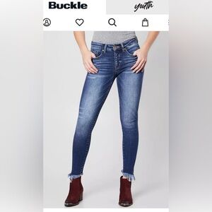 EUC BKE Stella Mid-Rise Ankle Skinny Jeans, Size 27